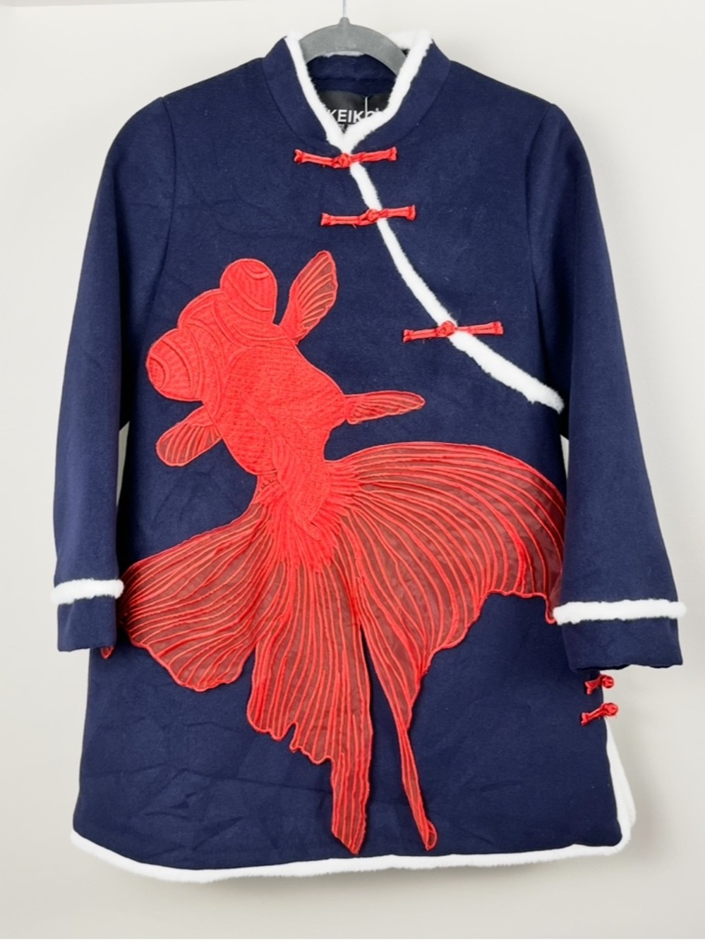 Keiko Korean Frog Closure Fish Jacket